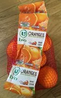 入っている砂糖の量 Orange Valencia late, calibre 7/8 catégorie 2