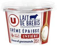 Creme epaisse au lait de brebis