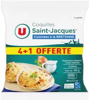Quantité de sucre dans Coquilles St Jacque MSC 30% de noix cuisiné à la bretonne