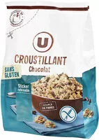 Cantidad de azúcar en Croustillant au chocolat sans gluten
