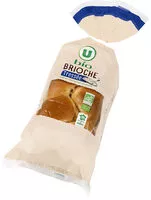 Suhkru kogus sees Brioche tressée