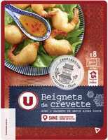 Количество сахара в Beignets crevettes sauce aigre douce