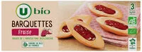 Jumlah gula yang masuk Barquettes à la fraise