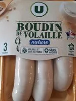 Zuckermenge drin Boudin blanc de volaille supérieur