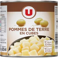 Jumlah gula yang masuk Pommes de terre en cubes