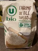 चीनी की मात्रा Farine de blé T65 Bio