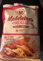 Количество сахара в Madeleines pépites chocolat