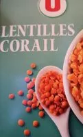 Amount of sugar in Lentilles corail