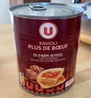 Suhkru kogus sees 1 boîte Ravioli plus de boeuf