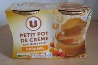 含糖量 Petit pot de crème aux œufs frais caramel