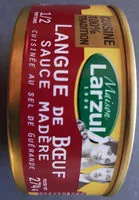 含糖量 Langue de boeuf sauce madère