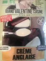 Sucre et nutriments contenus dans Quand valentine cuisine