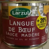 含糖量 Langue de Boeuf Sauce Madère