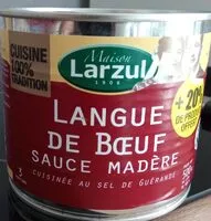 含糖量 Langue de bœuf sauce Madère au sel de Guérande