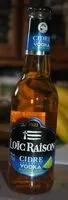 含糖量 Cidre Aromatisé Vodka & Citron Vert