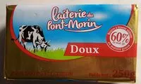 Sucre et nutriments contenus dans Laiterie du pont morin