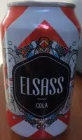 Sucre et nutriments contenus dans Elsass cola