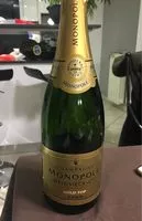 Sucre et nutriments contenus dans Monopole heidsieck co