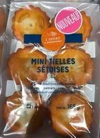 चीनी की मात्रा Mini tielles setoises