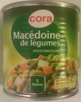İçindeki şeker miktarı Macédoine de légumes (5 légumes)