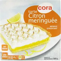 Suhkru kogus sees Tarte Citron Meringuée, 500 Grammes, Marque Cora