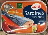 Suhkru kogus sees Sardines pimentées