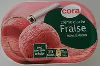 Quantité de sucre dans Crème glacée Fraise