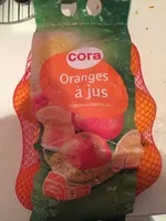 入っている砂糖の量 Oranges à jus