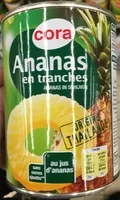 İçindeki şeker miktarı Ananas en tranches au jus d'ananas