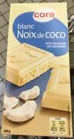 चीनी की मात्रा Chocolat Blanc Noix De Coco
