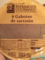 Sokerin määrä sisällä 6 Galettes de Sarrasin
