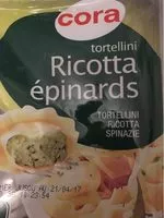 चीनी की मात्रा Tortellini Ricotta, épinards