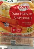 Quantité de sucre dans Saucisses de Strasbourg