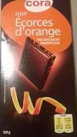 चीनी की मात्रा Chocolat noir écorces d'orange