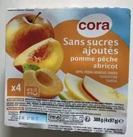 İçindeki şeker miktarı Compotes Sans sucres ajoutés Pomme Pêche Abricot