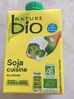 Quantité de sucre dans Soja Cuisine