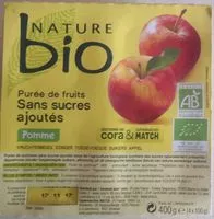 İçindeki şeker miktarı Purée de fruits Pomme
