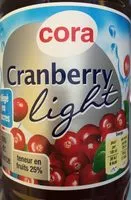Jumlah gula yang masuk Cranberry Classic Light