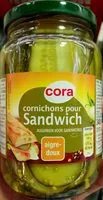 Sokerin määrä sisällä Cornichons pour Sandwich Aigre-Doux