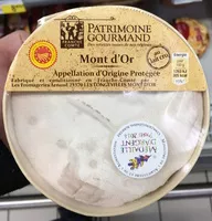 Sokerin määrä sisällä Mont d\'Or au lait cru (25,4% MG)