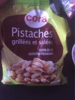 Quantité de sucre dans Pistaches grillees et salees