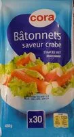 Quantité de sucre dans Bâtonnets saveur crabe