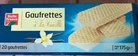 含糖量 Gaufrette A La Vanille 175gr