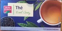 含糖量 Thé Earl Grey