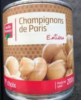 Suhkru kogus sees Champignons de Paris Entiers