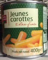 Amount of sugar in Jeunes carottes extra-fines