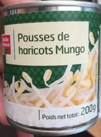 Количество сахара в Pousse de haricots mungo