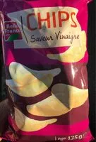 Amount of sugar in Chips saveur vinaigre