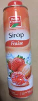 Quantité de sucre dans Sirop fraise