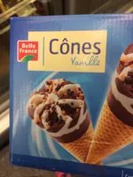 Jumlah gula yang masuk Cônes Vanille